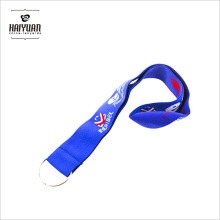 Nouveau style Le plus populaire Design Custom Woven Elastic Polyester Lanyard with Broderie Logo